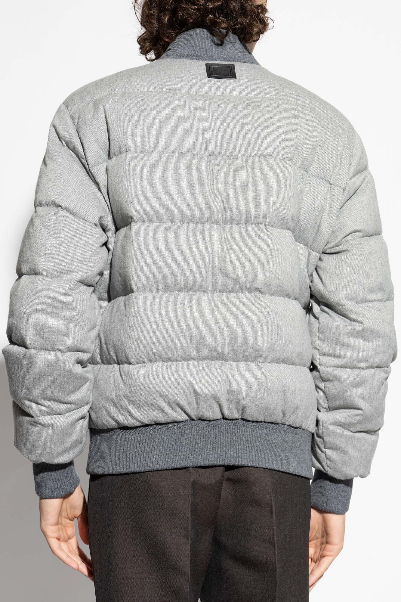 Grey Down jacket Dolce & Gabbana - Vitkac Canada